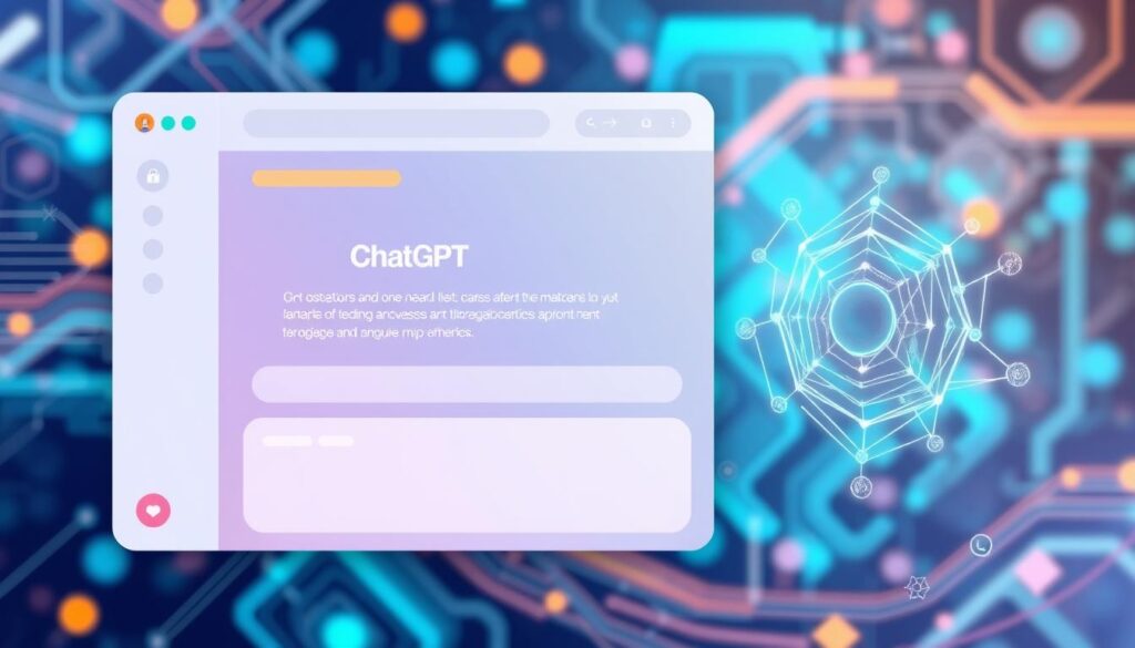 Nutzerinterface von ChatGPT