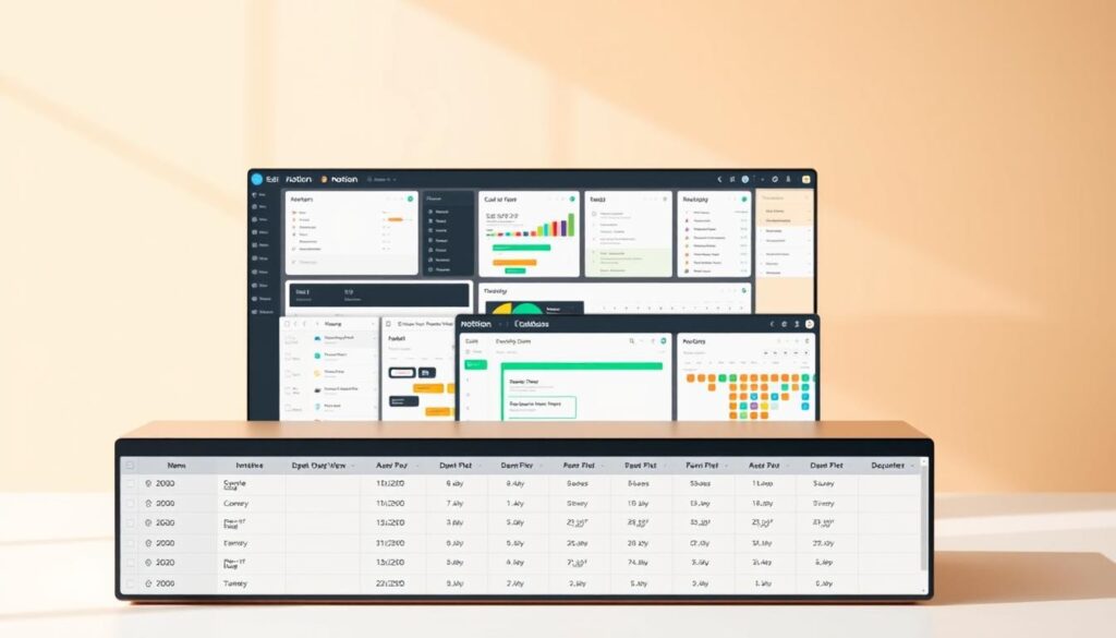 Notion Datenbanken Übersicht