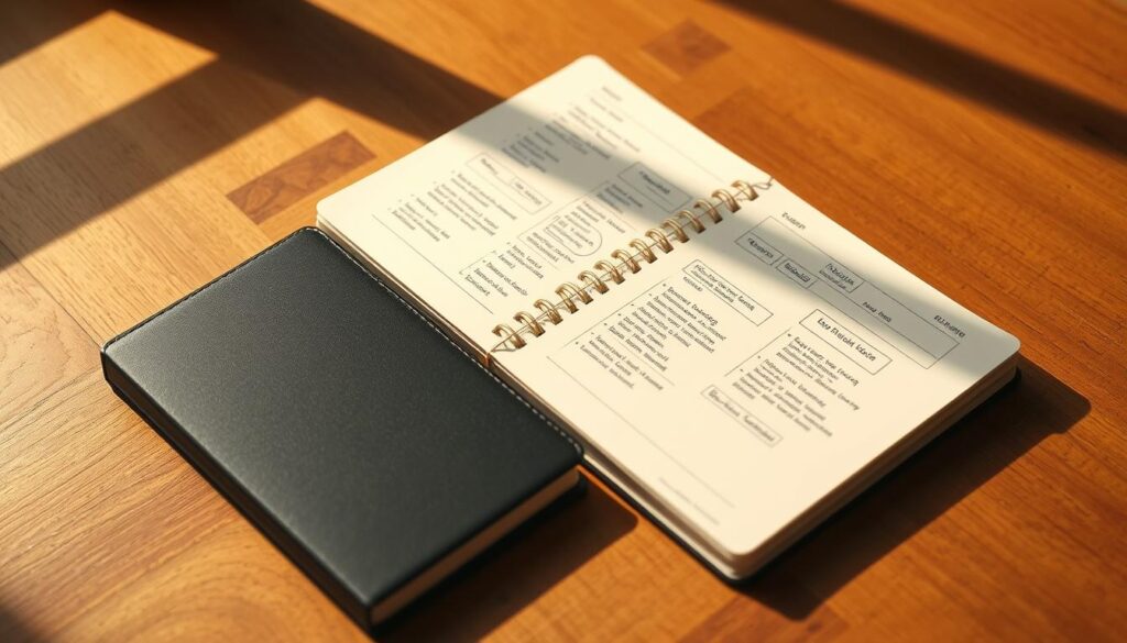Notizbuch Organisationsstrategien