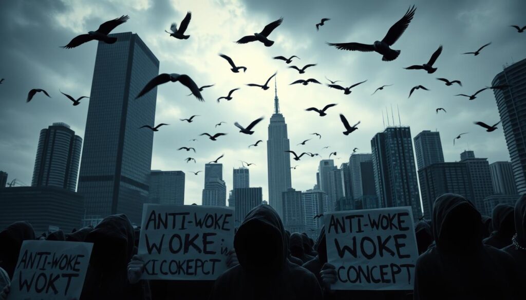 Anti-Woke KI Konzept
