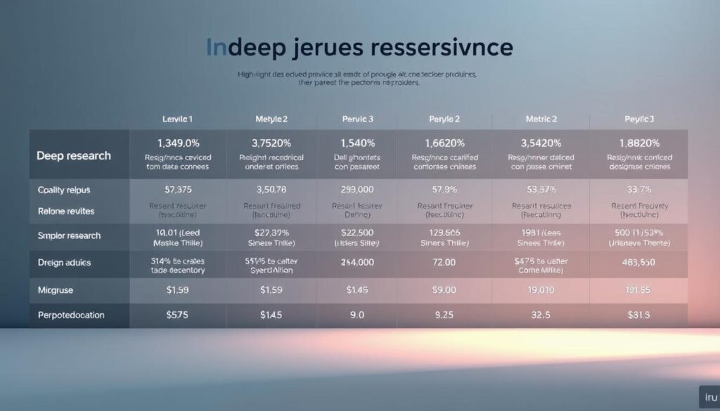 KI-Anbieter Vergleich Deep Research