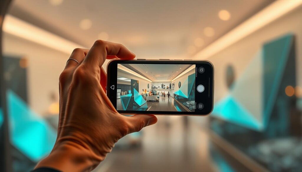 Kamera-Erkennung Mobile Shopping