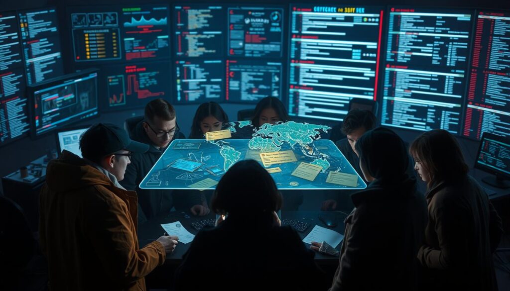 Online-Detektive bei der kollaborativen Verbrechensaufklärung