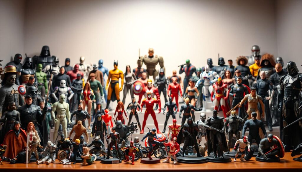 Star Wars und Marvel Actionfiguren Kollektionen