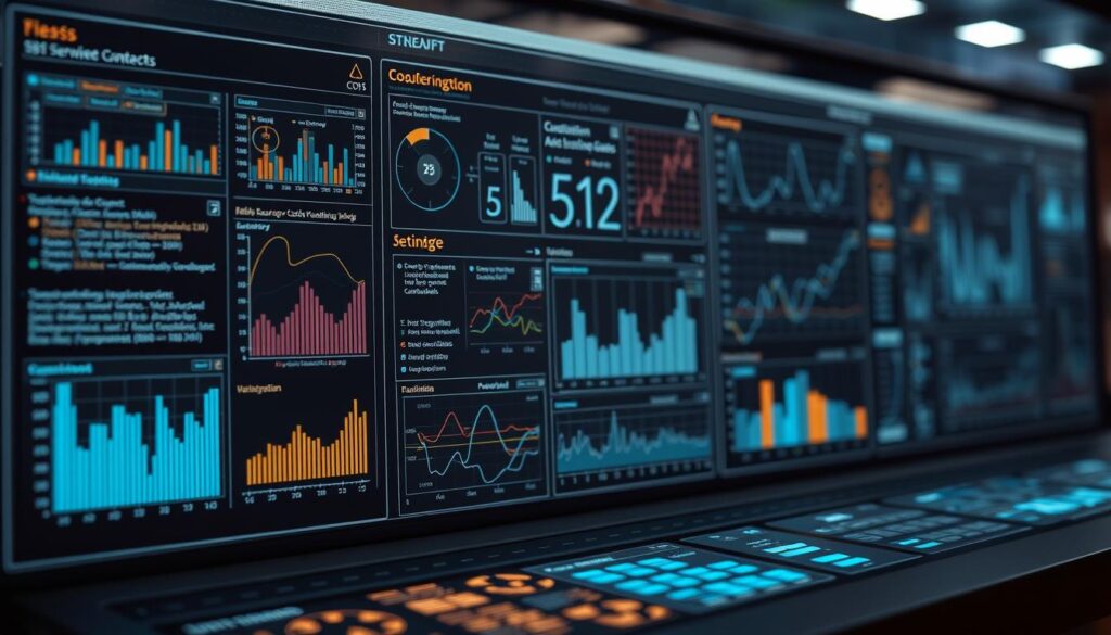 A detailed, technical visualization of the concepts "cost, accuracy, and biases" in the context of large language models. Showcase a sleek, modern digital interface with various data visualizations, charts, and graphs illustrating the complex trade-offs between these key factors. Depict the interplay through dynamic data flows, intuitive infographics, and subtle color palettes that convey the nuanced challenges of optimizing LLMs. Portray a somber yet thoughtful mood, with lighting and depth of field that draw the viewer's attention to the intricacies of the subject matter. Maintain a clean, minimalist aesthetic to underscore the sophisticated nature of the topic.