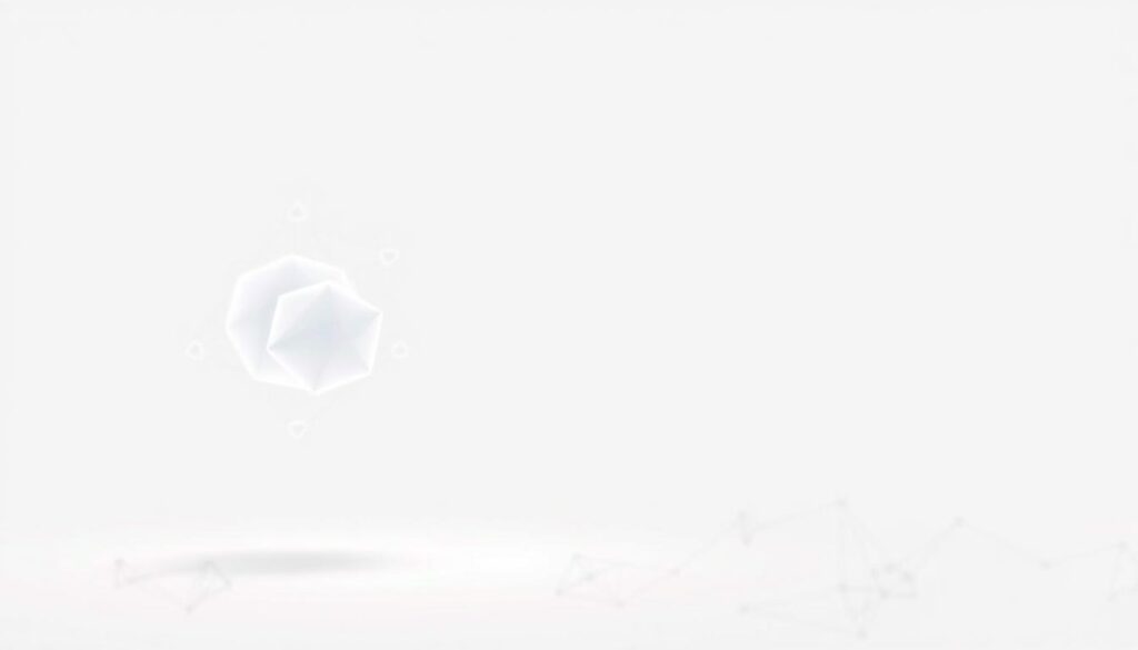 A pristine, minimalist white background sets the stage for the key principles of Ethical AI. Hovering in the foreground, a series of gently glowing geometric shapes - a sphere, a cube, a pyramid - each representing a fundamental tenet: Transparency, Accountability, Privacy. The shapes radiate an ethereal, almost holographic quality, inviting the viewer to contemplate their significance. In the middle ground, abstract wireframe forms coalesce, hinting at the complex algorithms and data flows that underpin modern AI systems. The overall scene conveys a sense of balance, order and quiet contemplation - a visual meditation on the core ethical considerations shaping the future of artificial intelligence.