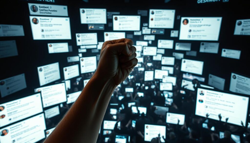 Aktiver Widerspruch auf Social Media