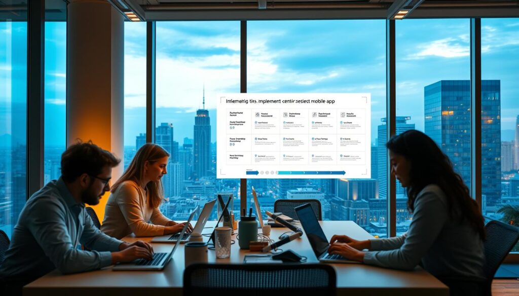 Bürger-App-Entwicklung Implementierungsprozess