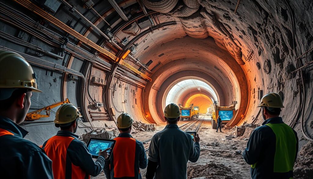 Digitalisierungsprozess im Tunnelbau