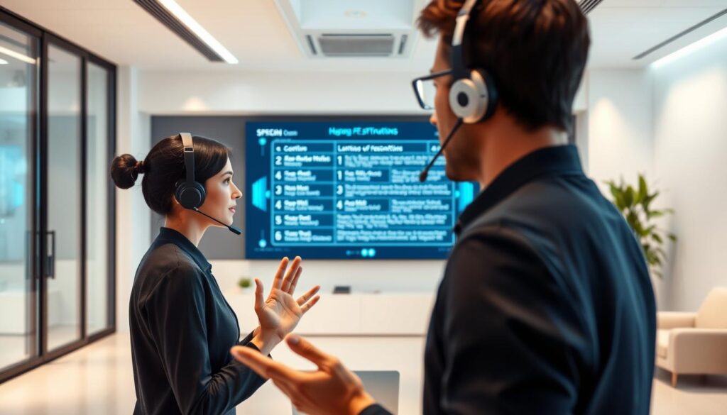 Echtzeit-Feedback Spracherkennung