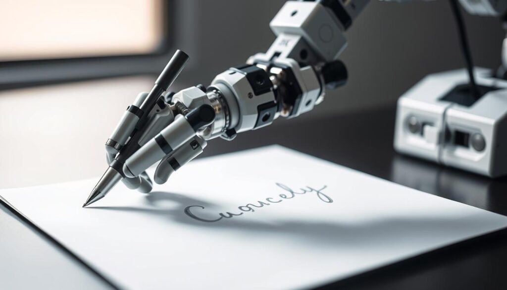 Handschriftsimulation Robotertechnologie