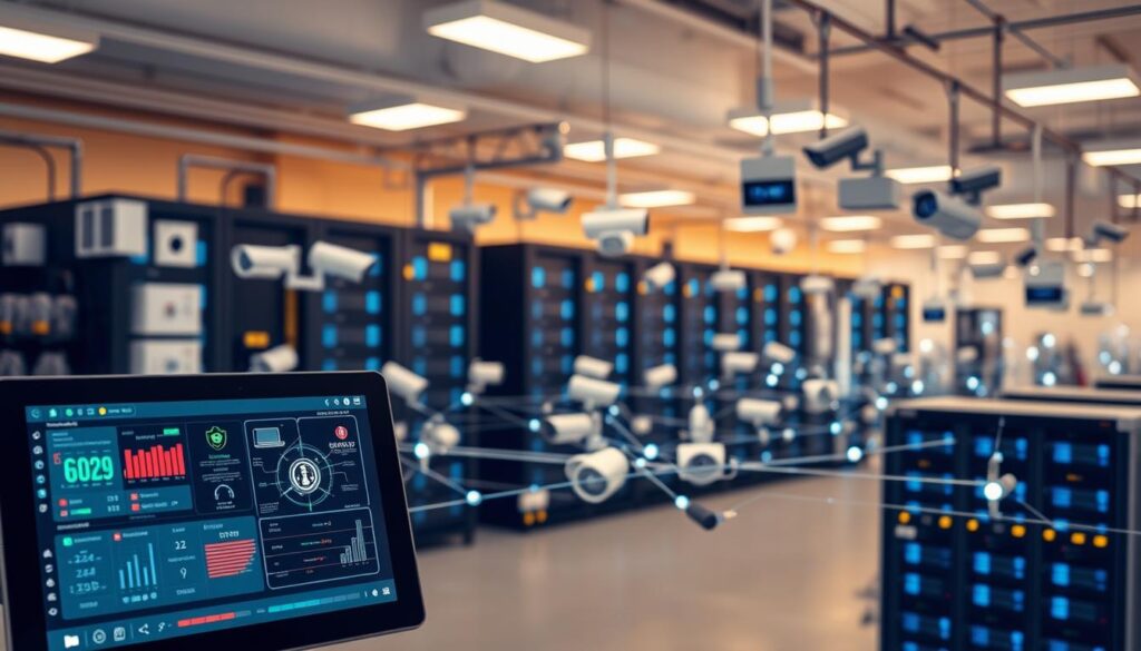 Integrierte Sicherheitstechnologie IoT-Systeme