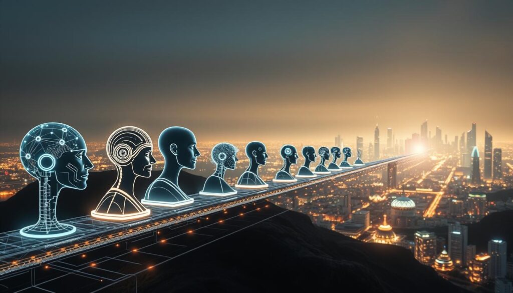 KI-Technologieentwicklung Zeitlinie