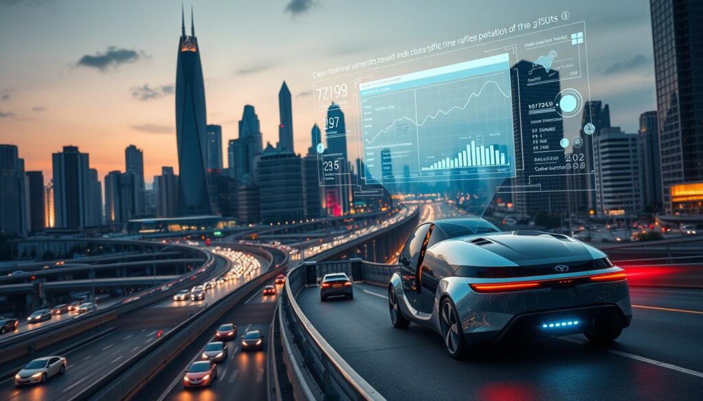KI-basierte Verkehrsprognose Technologie