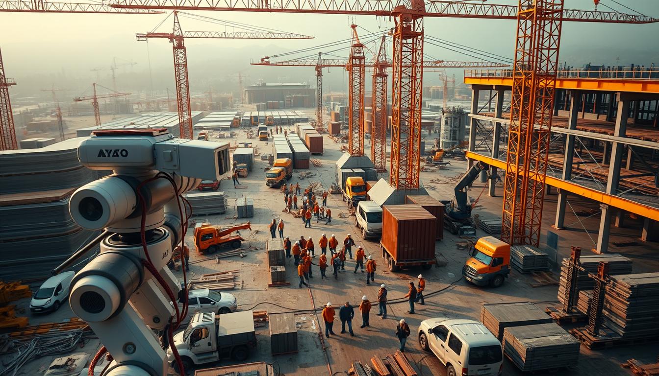 KI bei der Baustellenlogistik