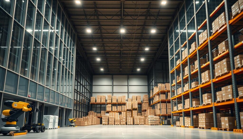 KI-gestützte Logistikhallen