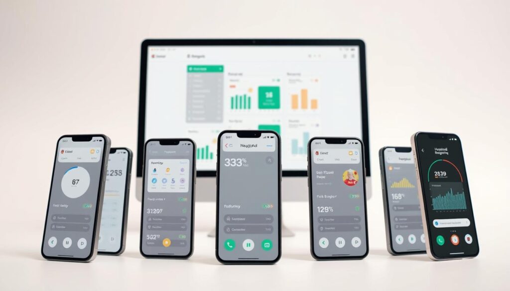 Moderne Haushaltsbuch-Apps Übersicht