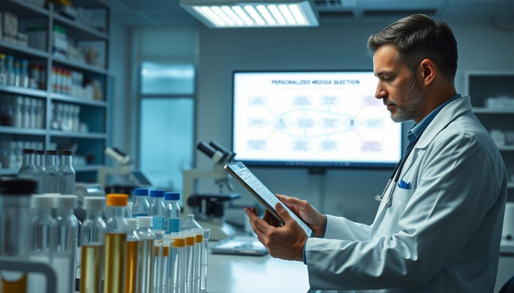 Personalisierte Medikamentenauswahl Prozess
