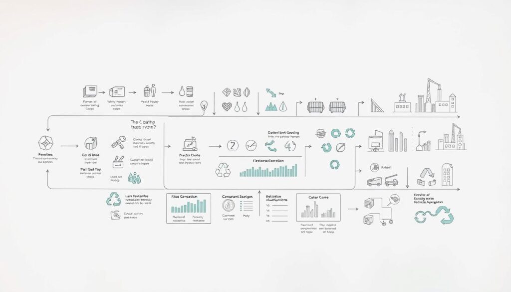 Prozess-Mapping Diagramm