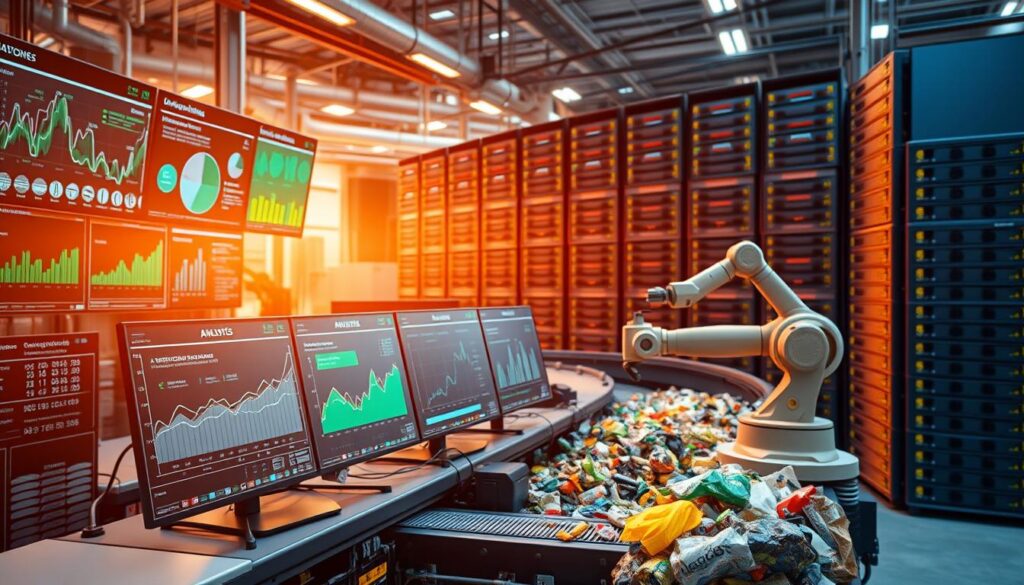 Recyclingprozess Datenanalyse