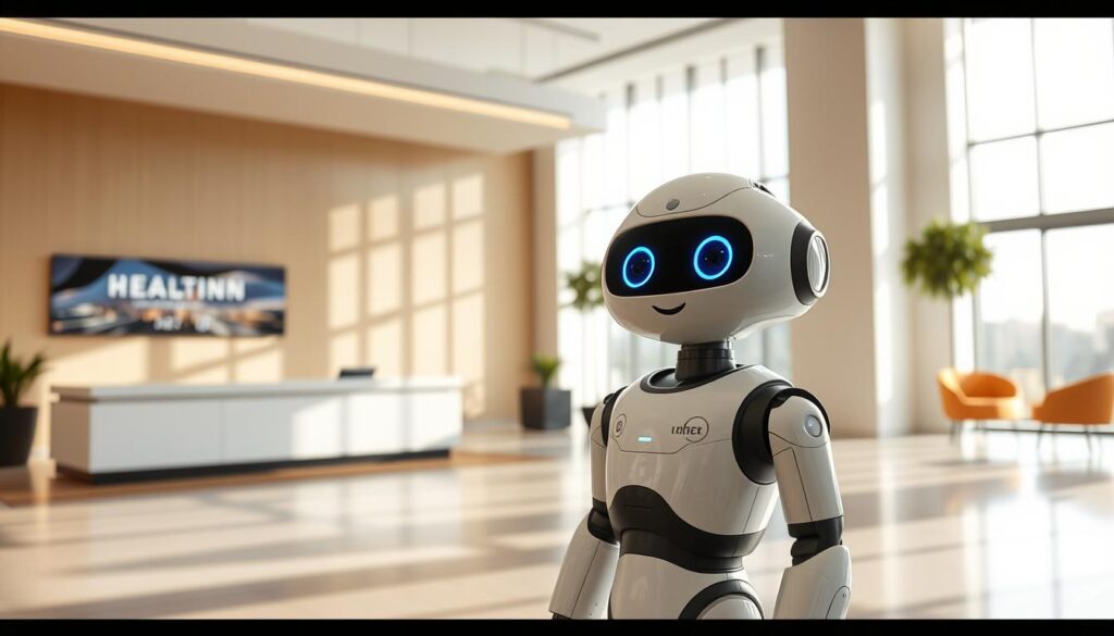 Roboter im Besucherservice