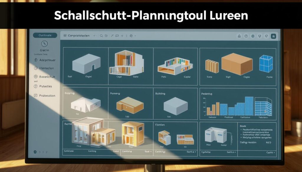 Schallschutz-Planungstool Übersicht