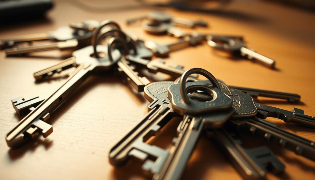 Schlüsselverlust bei mechanischen Systemen