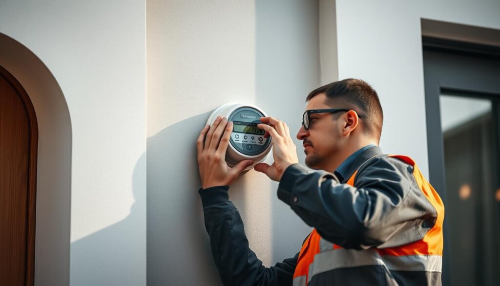 Sicherheit Smart Meter Installation