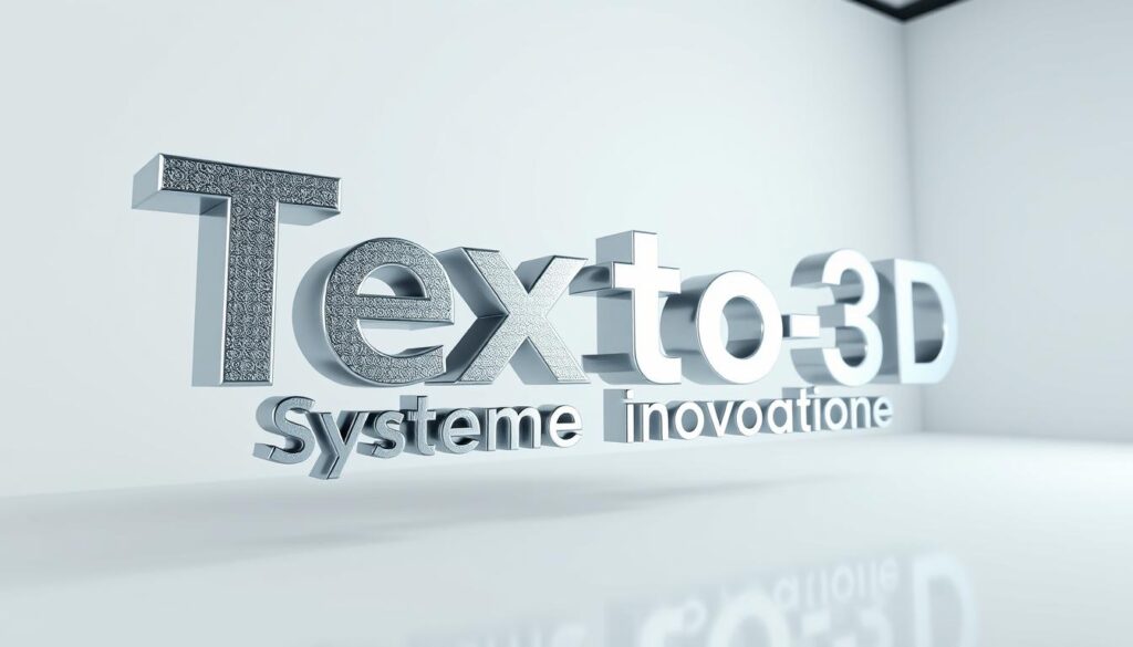 Text-to-3D Systeme Innovationen