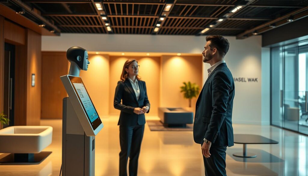 Virtuelle Assistenten Besuchermanagement
