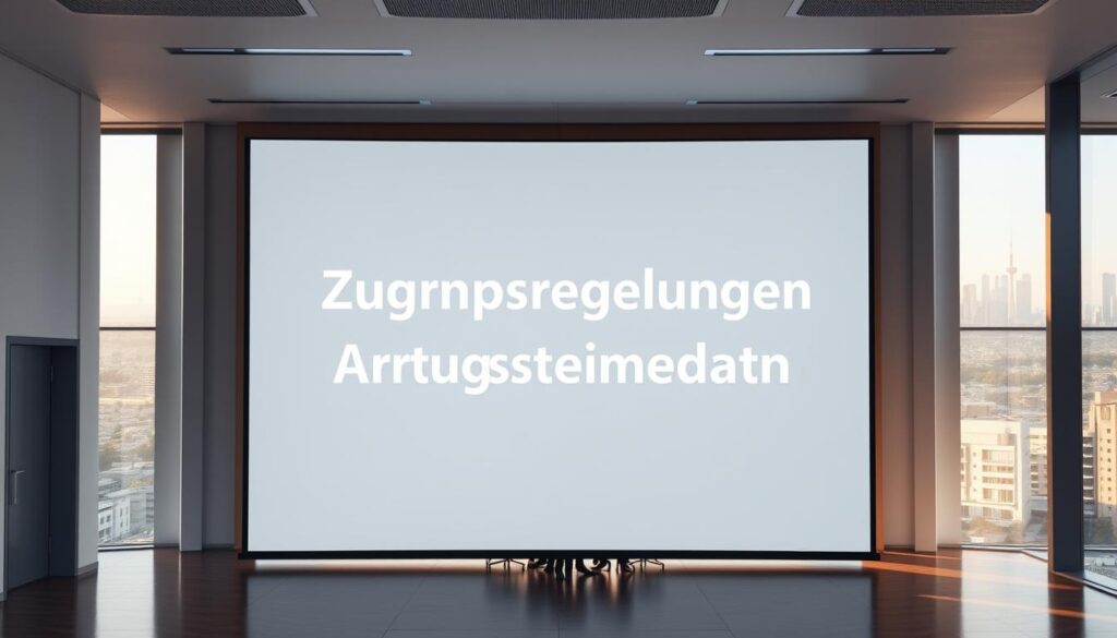 Zugriffsregelungen Arbeitszeitdaten