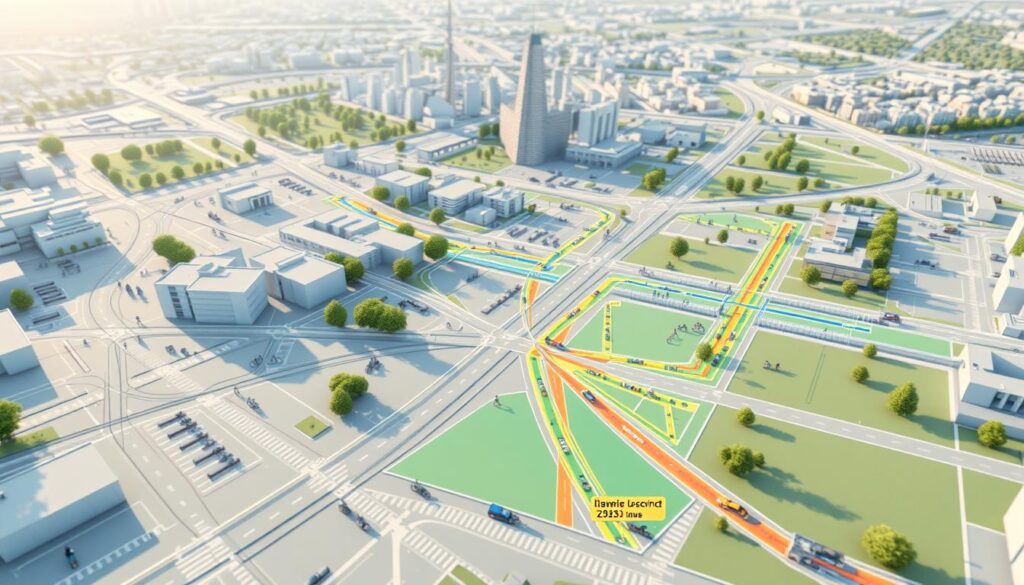 3D-Visualisierung Radverkehrsanalyse