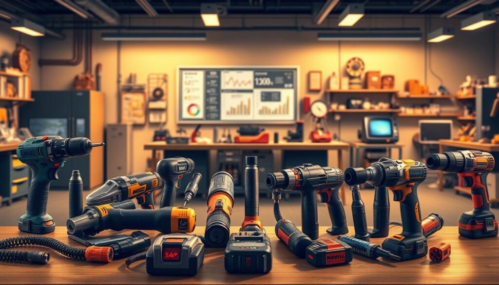 Akkulaufzeit Werkzeuge Analyse