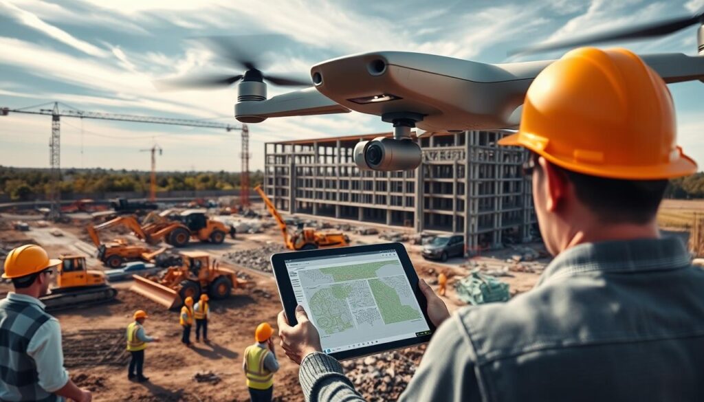 Automatische Baufortschrittserfassung mit Drohnen
