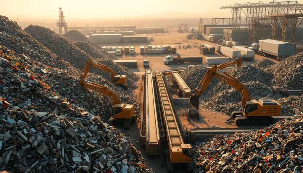 Autonome Baggersysteme im Großabfallrecycling