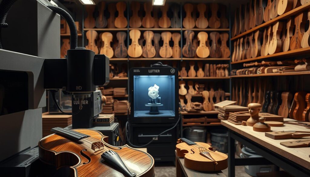 CNC-Fräsen und 3D-Druck im Geigenbau