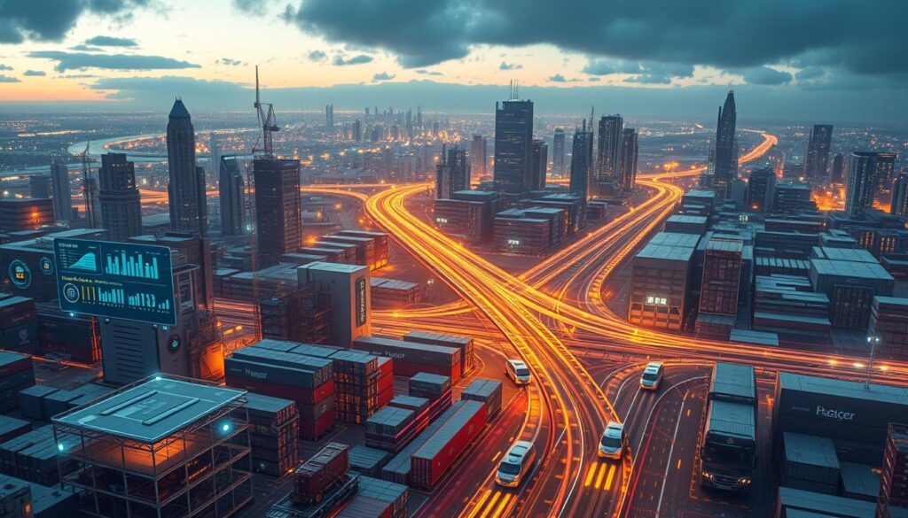 Datengetriebene Lieferketten-Technologie