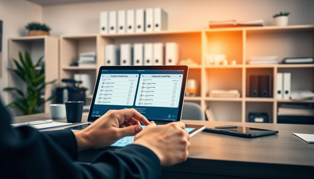 Digitale Fragebögen im Einsatz