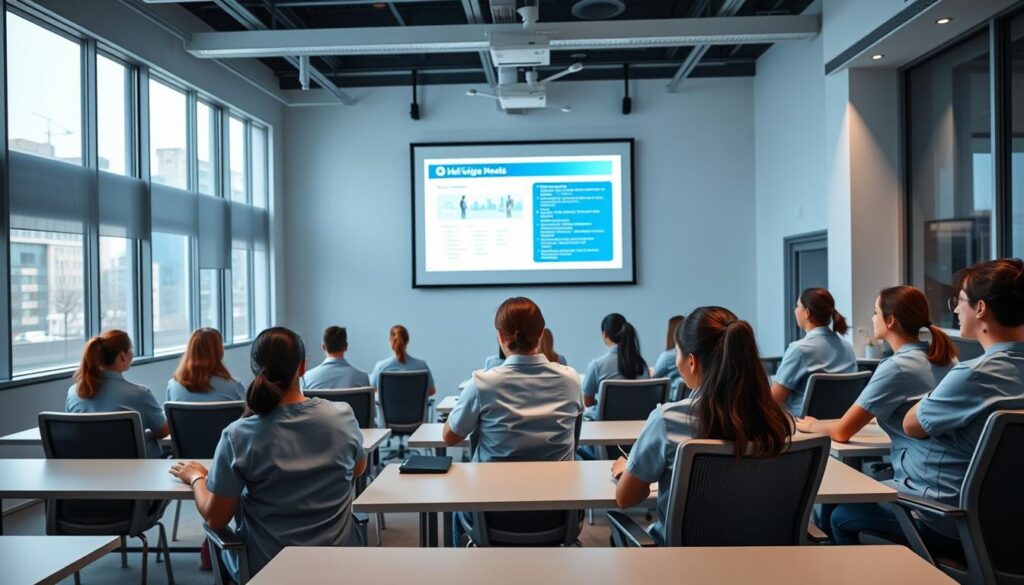 Digitale Schulungen in der Pflege