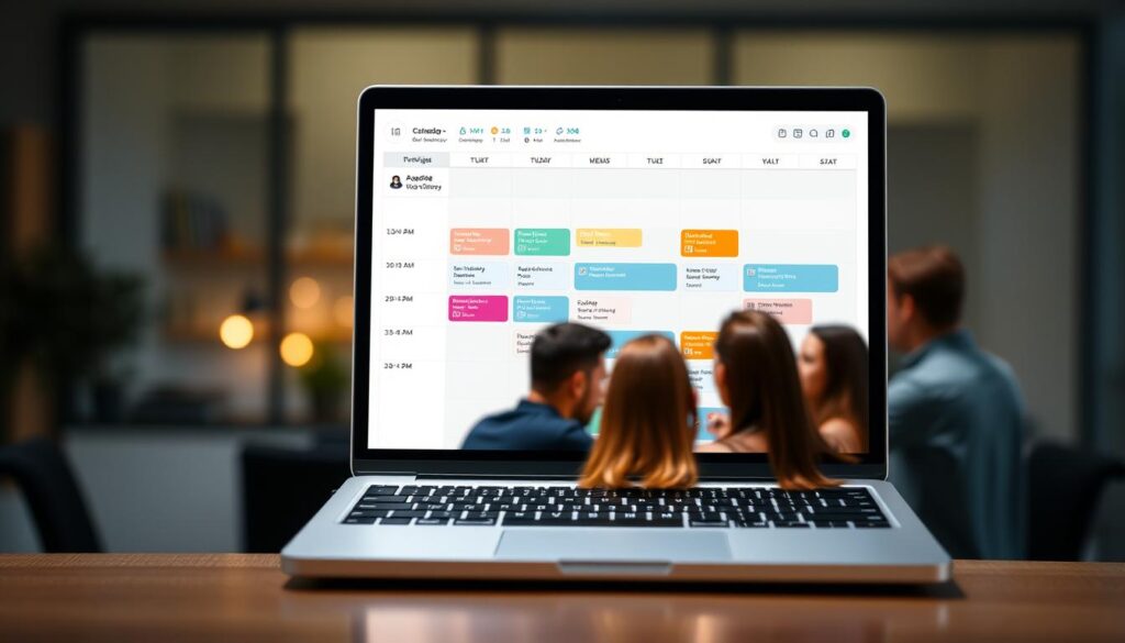 Digitaler Themenkalender Teamplanung