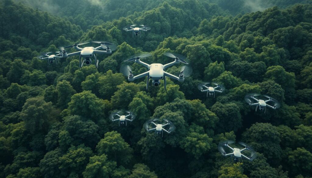 Drohnen und IoT-Sensoren in der Umweltüberwachung