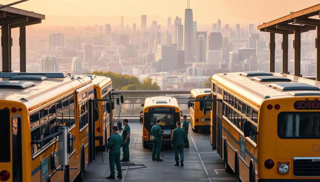 E-Mobilität in Schulbusflotten E-Mobilität in Schulbusflotten