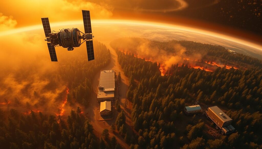 Echtzeitdatenanalyse Waldbranderkennung