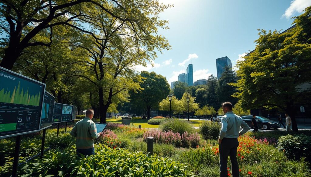 Echtzeitdatenanalyse in Grünflächen