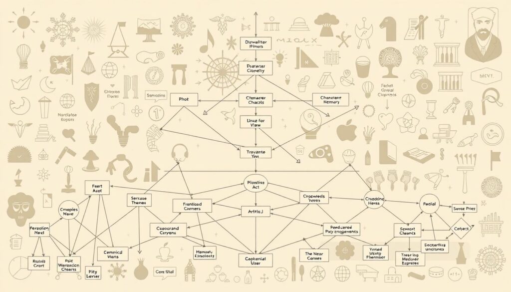 Erzählstruktur Analyse Diagramm