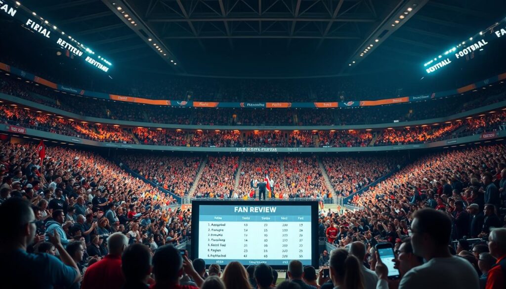 Fanbewertungen im Fußball