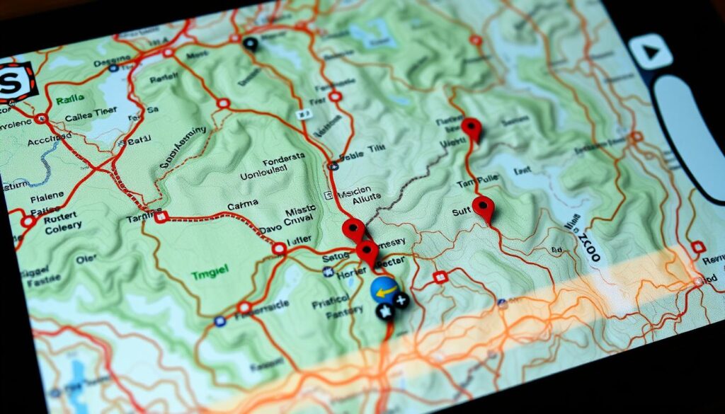 Geocaching-Kartenintegration