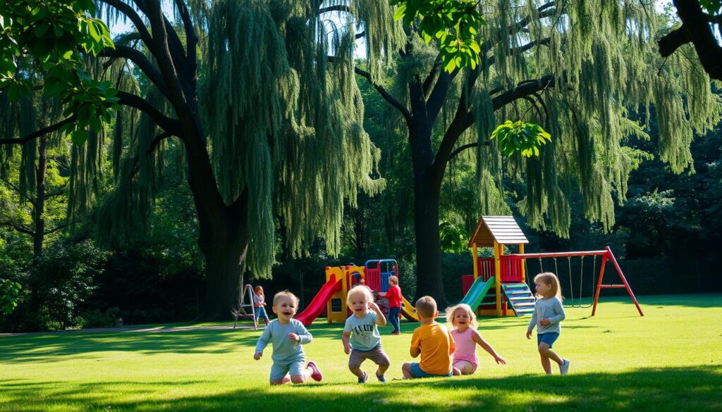 Geräuschanalyse auf Kinderspielplätzen