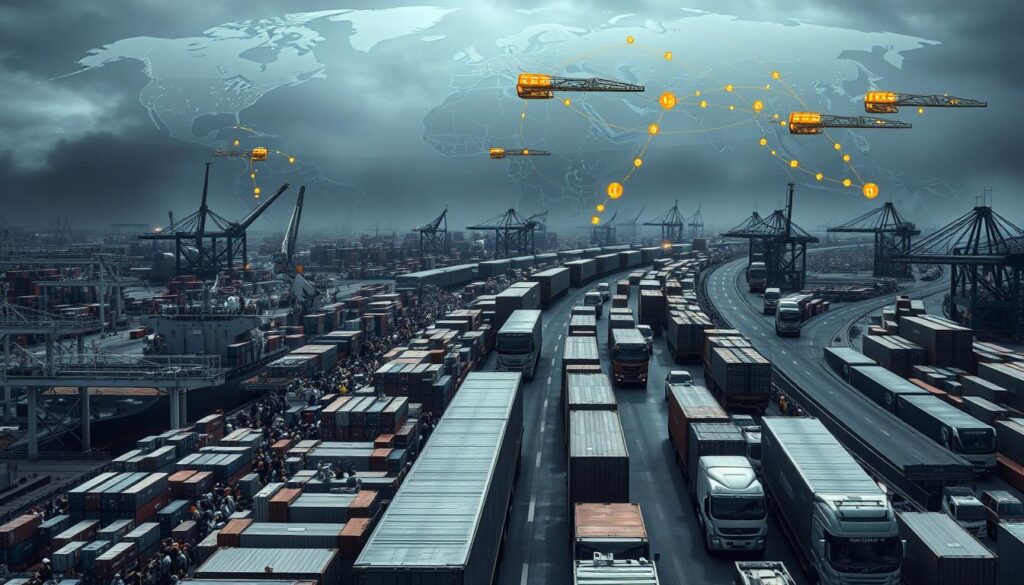 Globale Lieferketten-Herausforderungen