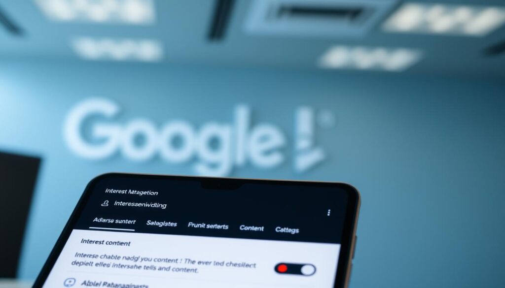 Google App Interessenverwaltung